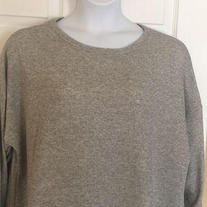 Plus Sweater Top with Ruffles